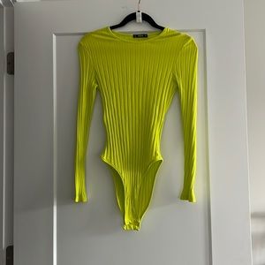 Highlighter Yellow Bodysuit